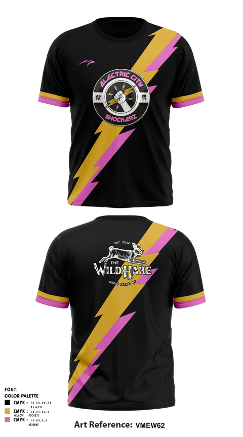 Short Sleeve Performance Shirt, Electric city shockerz, Rugby, Teamtime, Team time, sublimation, custom sports apparel, team uniforms, spirit wear, spiritwear, sports uniforms, custom shirts, team store, custom team store, fundraiser sports, apparel fundraiser
