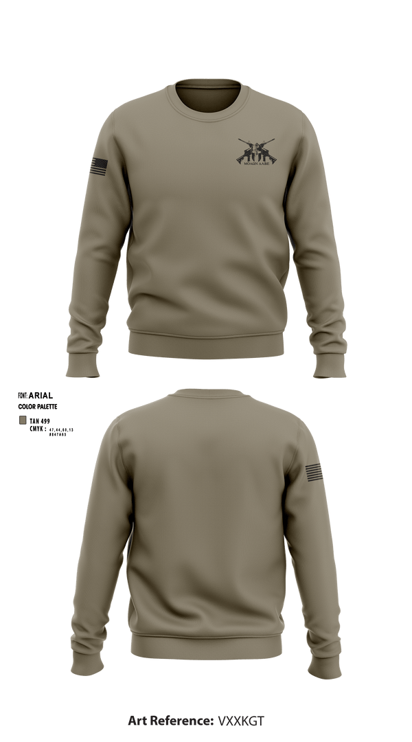Crew Neck Sweatshirt, JCSE, Army, Teamtime, Team time, sublimation, custom sports apparel, team uniforms, spirit wear, spiritwear, sports uniforms, custom shirts, team store, custom team store, fundraiser sports, apparel fundraiser