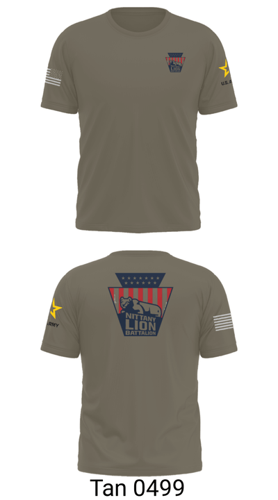 Nittany Lion Battalion 19698812 Short Sleeve Performance Shirt - 35