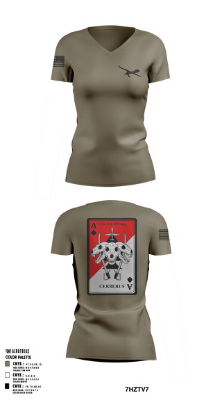 Women's Short Sleeve Vneck Shirt, , Army, Teamtime, Team time, sublimation, custom sports apparel, team uniforms, spirit wear, spiritwear, sports uniforms, custom shirts, team store, custom team store, fundraiser sports, apparel fundraiser
