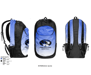 Gear Bag, Stroud Middle School, Women's Basketball, Teamtime, Team time, sublimation, custom sports apparel, team uniforms, spirit wear, spiritwear, sports uniforms, custom shirts, team store, custom team store, fundraiser sports, apparel fundraiser