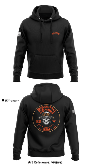 Hoodie, Support steel hammerz, Police, Teamtime, Team time, sublimation, custom sports apparel, team uniforms, spirit wear, spiritwear, sports uniforms, custom shirts, team store, custom team store, fundraiser sports, apparel fundraiser