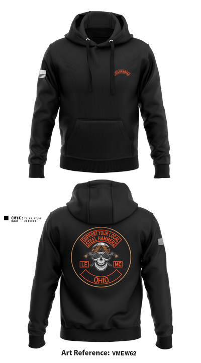 Support steel hammerz 94341085 Hoodie - 1