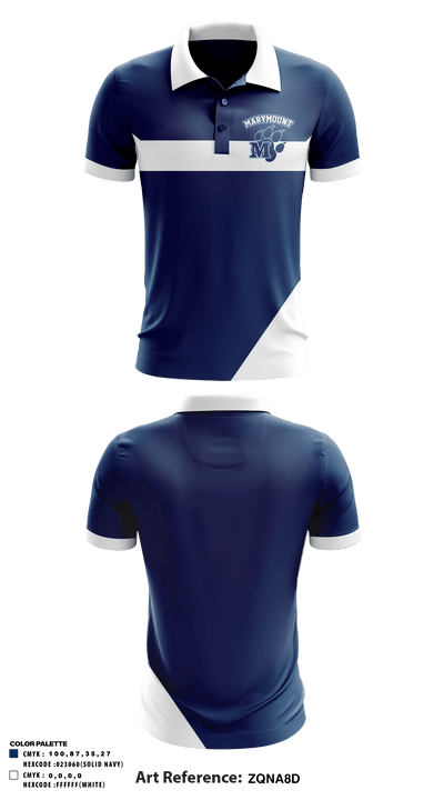 Marymount School 5504461 Short Sleeve Performance Polo - 1