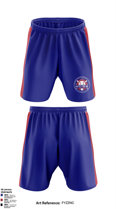 Monroe County Baseball Region 8117785 Athletic Shorts With Pockets - 2