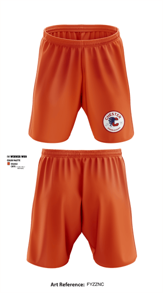 Athletic Shorts With Pockets, Chester High School Cheer, Cheer, Teamtime, Team time, sublimation, custom sports apparel, team uniforms, spirit wear, spiritwear, sports uniforms, custom shirts, team store, custom team store, fundraiser sports, apparel fundraiser