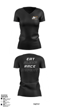 Lemans Karting 53568272 Women's Short Sleeve V-neck Shirt - 1
