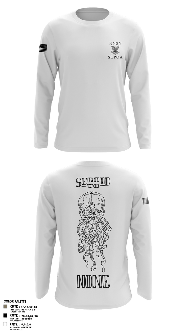 Long Sleeve Performance Shirt, NNSY SCPOA, Navy, Teamtime, Team time, sublimation, custom sports apparel, team uniforms, spirit wear, spiritwear, sports uniforms, custom shirts, team store, custom team store, fundraiser sports, apparel fundraiser