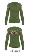 4ID 3ABCT 1-66AR HHC S6 4294361 Women's Long Sleeve V-neck Shirt - 31