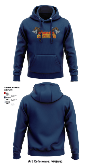 Hoodie, Copperas Chiefs, Football, Teamtime, Team time, sublimation, custom sports apparel, team uniforms, spirit wear, spiritwear, sports uniforms, custom shirts, team store, custom team store, fundraiser sports, apparel fundraiser