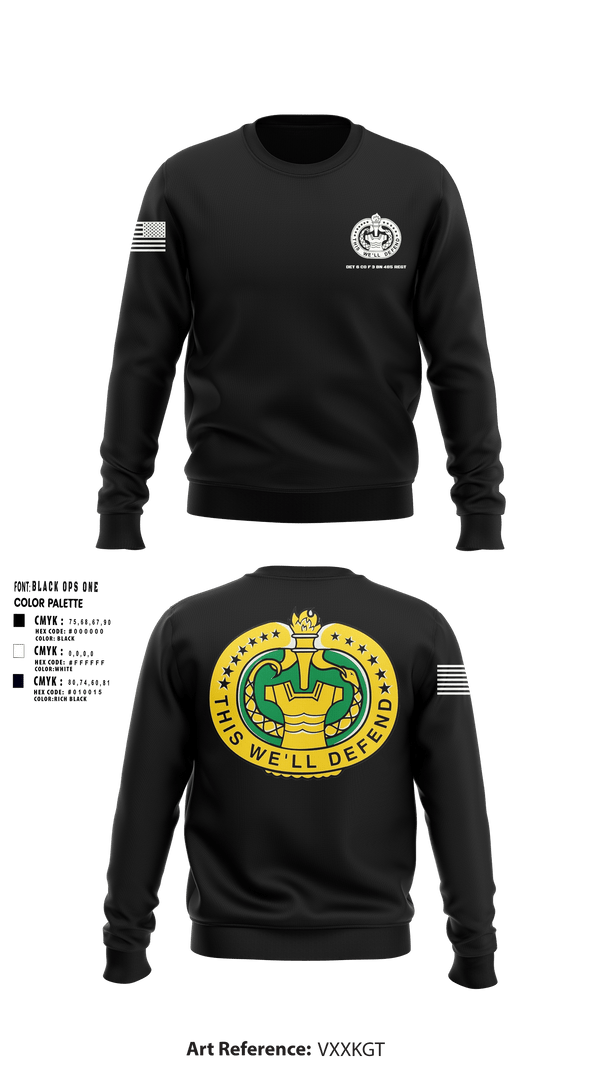 Crew Neck Sweatshirt, DET 6 CO F 3 BN 485 REGT, , Teamtime, Team time, sublimation, custom sports apparel, team uniforms, spirit wear, spiritwear, sports uniforms, custom shirts, team store, custom team store, fundraiser sports, apparel fundraiser