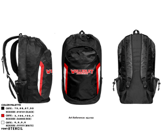 Gear Bag, Wellesley Youth Basketball Association, Men's Basketball, Teamtime, Team time, sublimation, custom sports apparel, team uniforms, spirit wear, spiritwear, sports uniforms, custom shirts, team store, custom team store, fundraiser sports, apparel fundraiser