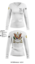 1-155th Dixie Thunder 83572891 Women's Long Sleeve V-neck Shirt - 8