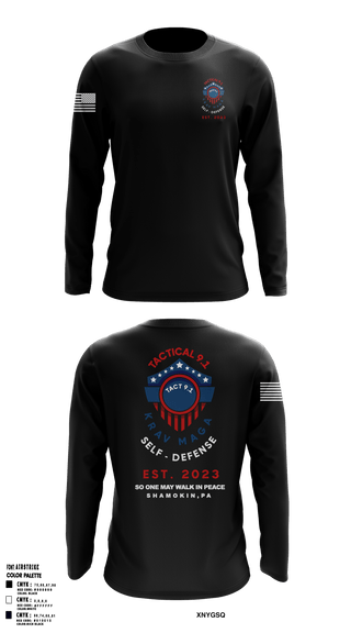 Long Sleeve Performance Shirt, Tactical 9.1 Krav Maga Self Defense, Wrestling, Teamtime, Team time, sublimation, custom sports apparel, team uniforms, spirit wear, spiritwear, sports uniforms, custom shirts, team store, custom team store, fundraiser sports, apparel fundraiser