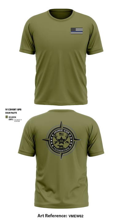 Jaimie Cox Foundation 83768320 Short Sleeve Performance Shirt - 6