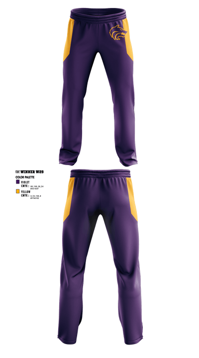 Bay City Central High School Soccer 52212503 Sweatpants - 1