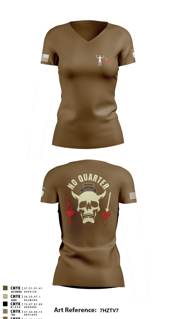 Women's Short Sleeve Vneck Shirt, , Army, Teamtime, Team time, sublimation, custom sports apparel, team uniforms, spirit wear, spiritwear, sports uniforms, custom shirts, team store, custom team store, fundraiser sports, apparel fundraiser