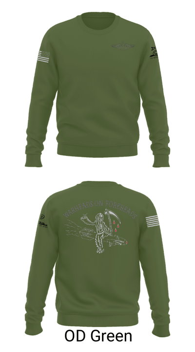 USS Florida Blue FT 52115851 Crew Neck Sweatshirt - 26