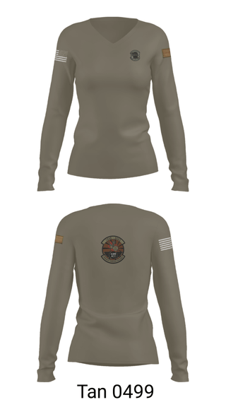 Women's Long Sleeve Vneck Shirt, , Air Force, Teamtime, Team time, sublimation, custom sports apparel, team uniforms, spirit wear, spiritwear, sports uniforms, custom shirts, team store, custom team store, fundraiser sports, apparel fundraiser
