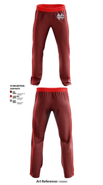 Cimarron Memorial High School Soccer 52445878 Sweatpants - 1