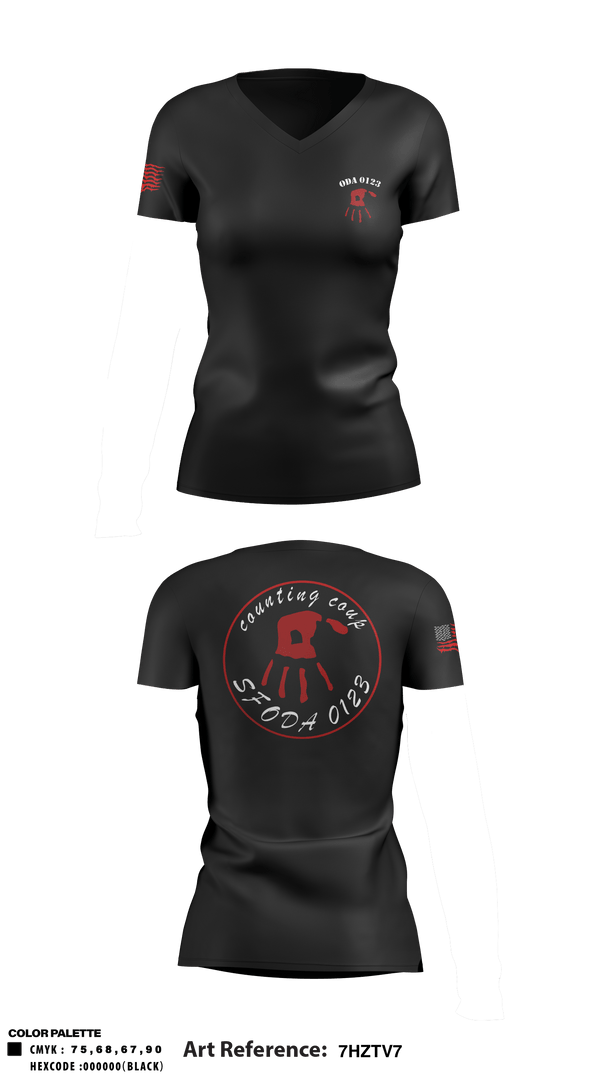 Women's Short Sleeve Vneck Shirt, , Army, Teamtime, Team time, sublimation, custom sports apparel, team uniforms, spirit wear, spiritwear, sports uniforms, custom shirts, team store, custom team store, fundraiser sports, apparel fundraiser