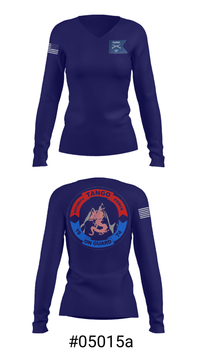 Tango Security Force 4730343 Women's Long Sleeve V-neck Shirt - 37