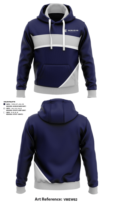 Galena Middle School 63901938 Hoodie - 1