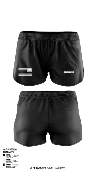 Women's Shorts, Charlie, Marines, Teamtime, Team time, sublimation, custom sports apparel, team uniforms, spirit wear, spiritwear, sports uniforms, custom shirts, team store, custom team store, fundraiser sports, apparel fundraiser