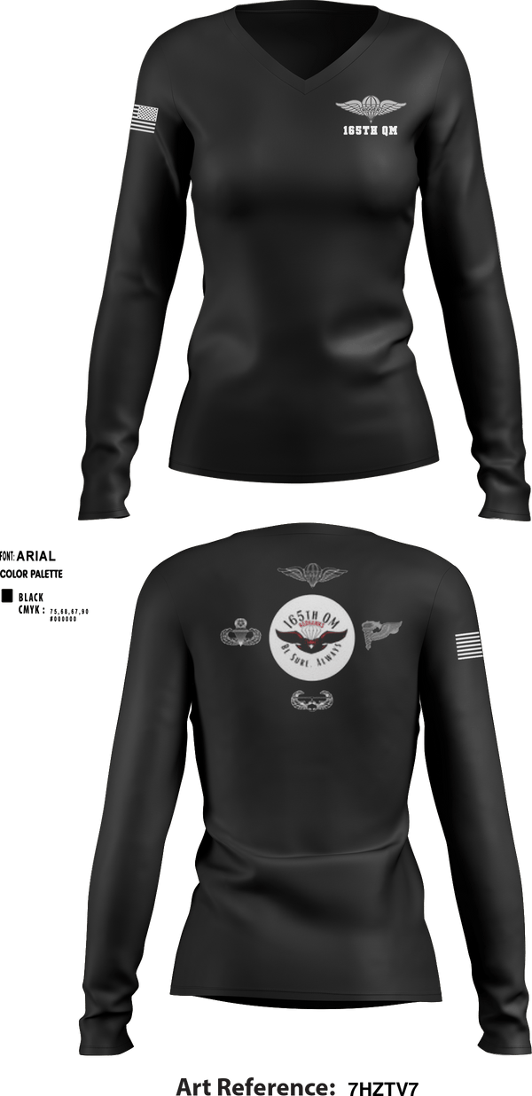 Women's Long Sleeve Vneck Shirt, , Army, Teamtime, Team time, sublimation, custom sports apparel, team uniforms, spirit wear, spiritwear, sports uniforms, custom shirts, team store, custom team store, fundraiser sports, apparel fundraiser