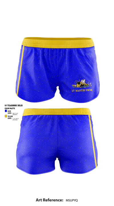 St Martin High School Swimming 70383314 Women's Shorts - 1
