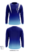 Cimarron High School Wrestling 73208191 Long Sleeve Rash Guard Shirt - 1