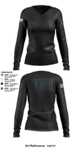 K9 Unit 27578074 Women's Long Sleeve V-neck Shirt - 12