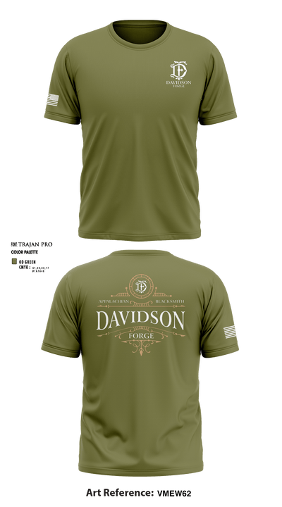 Davidson Forge 39779422 Short Sleeve Performance Shirt - 5