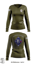 2/1 61736716 Women's Long Sleeve V-neck Shirt - 1