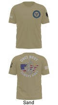 Uss Eisenhower 48990144 Short Sleeve Performance Shirt - 36