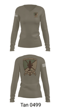 6-17 CAV 92718622 Women's Long Sleeve V-neck Shirt - 41