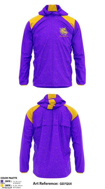 Cut Bank High School cheer 95252455 Windbreaker - 1