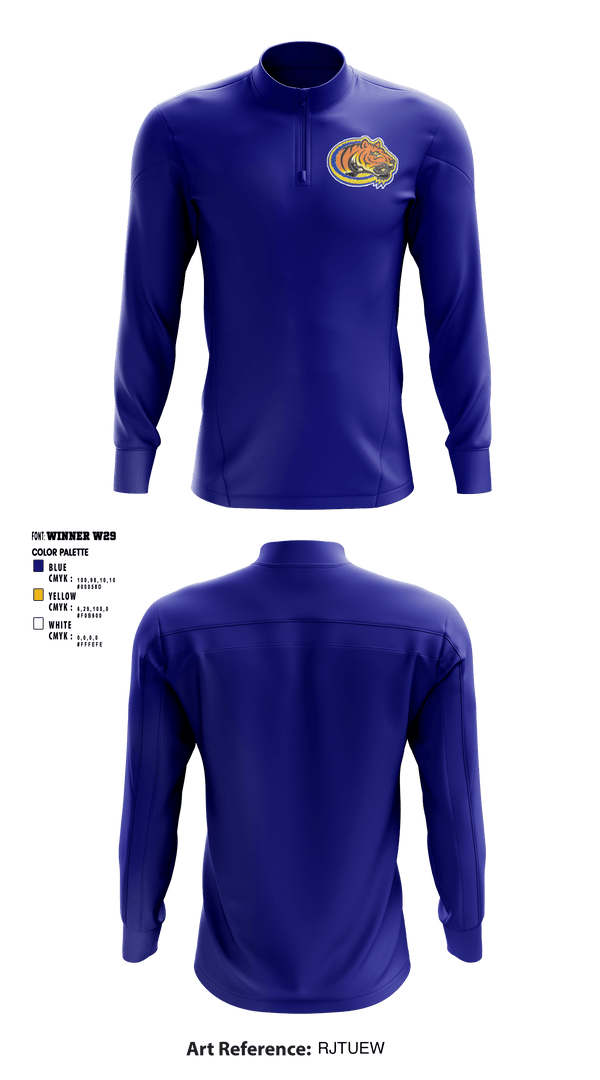 Quarter Zip Jacket, Clewiston Middle School, Spirit Store, Teamtime, Team time, sublimation, custom sports apparel, team uniforms, spirit wear, spiritwear, sports uniforms, custom shirts, team store, custom team store, fundraiser sports, apparel fundraiser