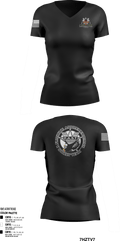 Fugitive Apprehension Street Team 95341885 Women's Short Sleeve V-neck Shirt - 3