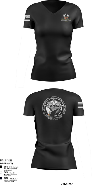 Women's Short Sleeve Vneck Shirt, , Police, Teamtime, Team time, sublimation, custom sports apparel, team uniforms, spirit wear, spiritwear, sports uniforms, custom shirts, team store, custom team store, fundraiser sports, apparel fundraiser