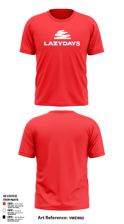 Lazy DaysLazy Days 54376190 Short Sleeve Performance Shirt - 1