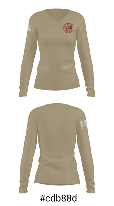 Carver Middle School Basketball 97462444 Women's Long Sleeve V-neck Shirt - 20