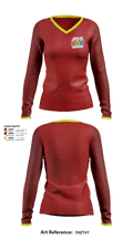 Phoenix Steppers 24962311 Women's Long Sleeve V-neck Shirt - 1