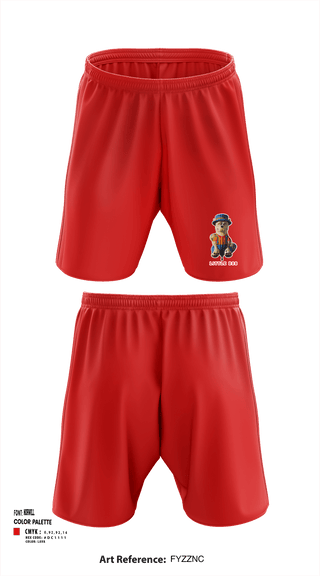 Athletic Shorts With Pockets, Little Dog, , Teamtime, Team time, sublimation, custom sports apparel, team uniforms, spirit wear, spiritwear, sports uniforms, custom shirts, team store, custom team store, fundraiser sports, apparel fundraiser