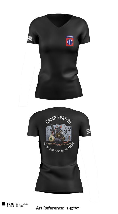 Women's Short Sleeve Vneck Shirt, 82nd, Army, Teamtime, Team time, sublimation, custom sports apparel, team uniforms, spirit wear, spiritwear, sports uniforms, custom shirts, team store, custom team store, fundraiser sports, apparel fundraiser