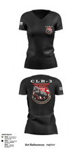 CLR-3 64483904 Women's Short Sleeve V-neck Shirt - 3
