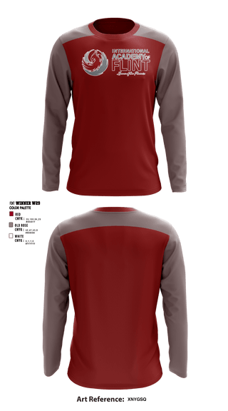 Long Sleeve Performance Shirt, International Academy of Flint, Spirit Store, Teamtime, Team time, sublimation, custom sports apparel, team uniforms, spirit wear, spiritwear, sports uniforms, custom shirts, team store, custom team store, fundraiser sports, apparel fundraiser