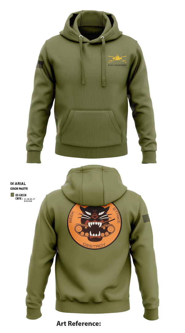 Hoodie, HHC 1-635TH AR, National Guard, Teamtime, Team time, sublimation, custom sports apparel, team uniforms, spirit wear, spiritwear, sports uniforms, custom shirts, team store, custom team store, fundraiser sports, apparel fundraiser
