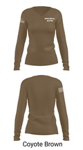 87TH CEC-A, A/O PLT 82363899 Women's Long Sleeve V-neck Shirt - 38