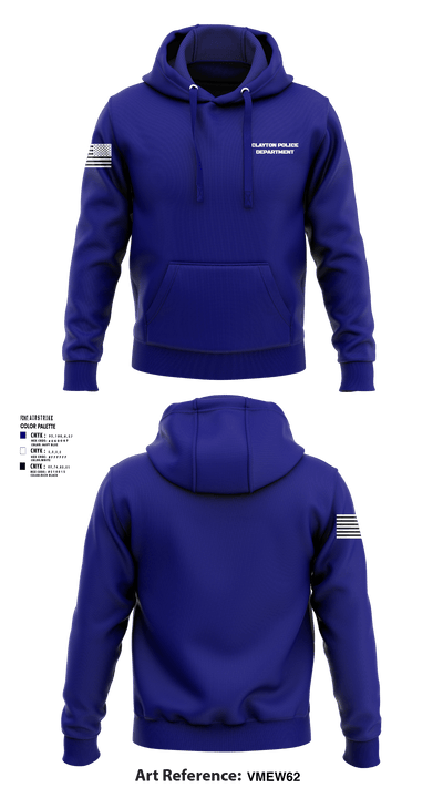 Clayton Police Department 94979488 Hoodie - 1